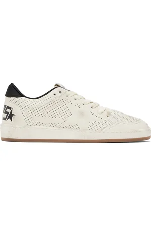 Golden Goose White & Black Ball Star Sneakers
