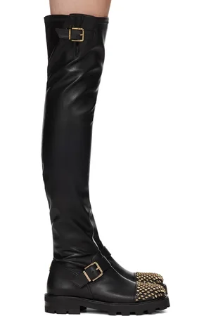 Jimmy Choo Black Biker II Boots