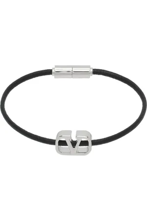 VALENTINO GARAVANI Black VLogo Signature Bracelet