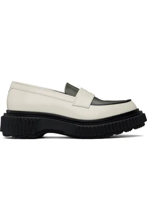 ADIEU PARIS Off-White & Gray Type 182 Loafers