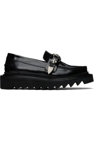 TOGA PULLA SSENSE Exclusive Black Chunky Loafers