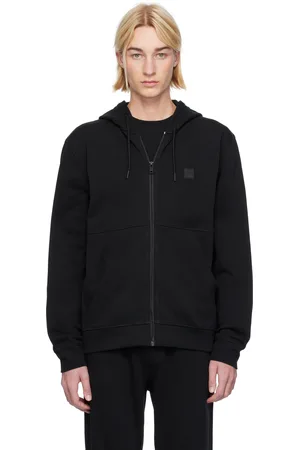 HUGO BOSS Black Zip Up Hoodie