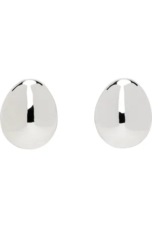 MAGDA BUTRYM Silver Sculptural Olong Earrings