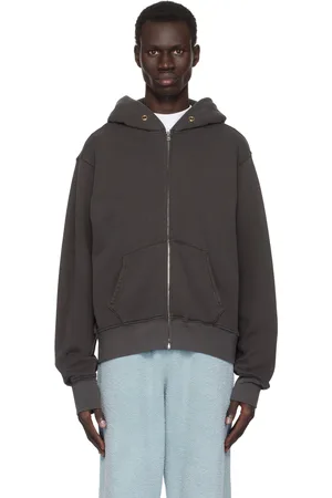 Les Tien Black Heavyweight Zip Hoodie