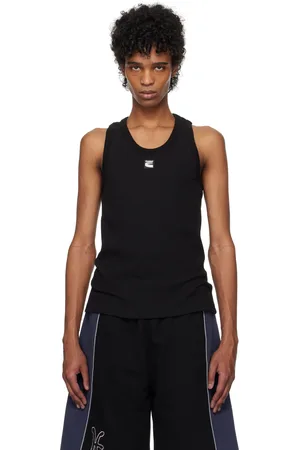 Kijun Black Patch Tank Top