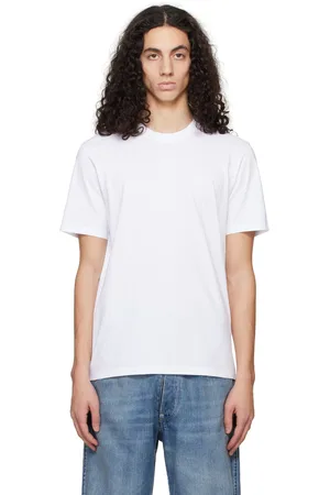 Maison Margiela Three-Pack White Cotton T-shirts