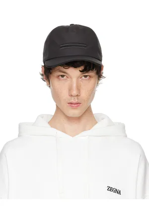 Ermenegildo Zegna Black Technical Baseball Cap