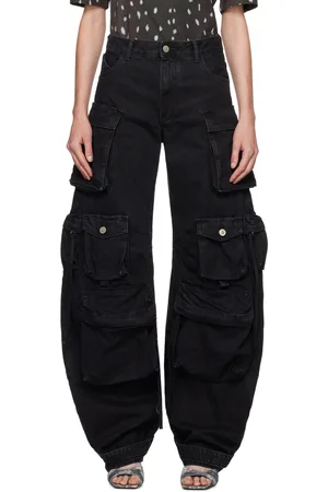 The Attico Black Fern Jeans