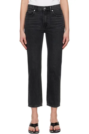 Alexander Wang Black OG High-Rise Stovepipe Jeans