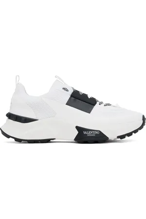 VALENTINO GARAVANI White & Black True Act Sneakers