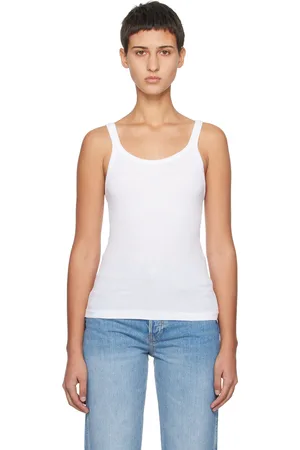 RE/DONE White Hanes Edition Tank Top