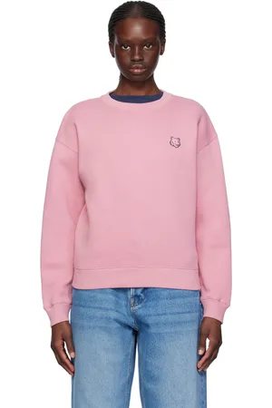 Maison Kitsuné Pink Bold Fox Head Sweatshirt