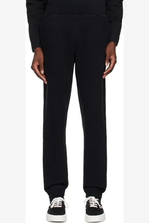 Sunspel Black Loopback Sweatpants