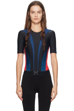 MUGLER Black & Blue Sport T-Shirt