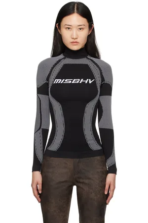 MISBHV Black & White Active Sport Top