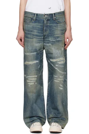 NEIGHBORHOOD Blue Savage Denim DP Wide Jeans