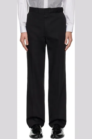 Maison Margiela Black Creased Trousers