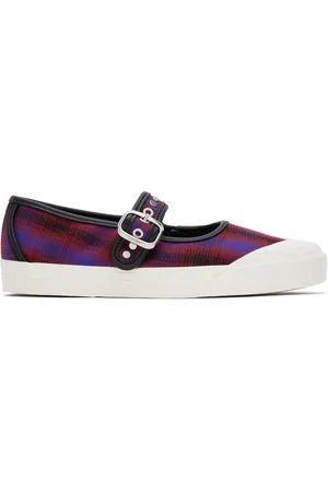 Vans Red LX Mary Jane Lo Pro Ballerina Flats