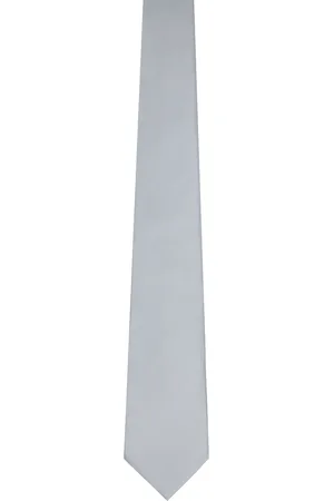 Tom Ford Gray Solid Twill Tie