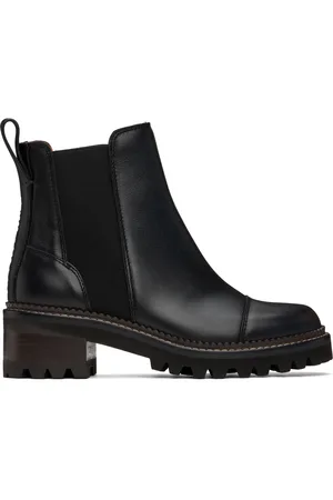 See by Chloé Black Mallory Chelsea Boots