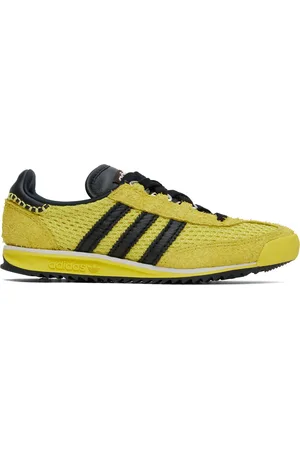 WALES BONNER Yellow & Black adidas Originals Edition SL76 Sneakers