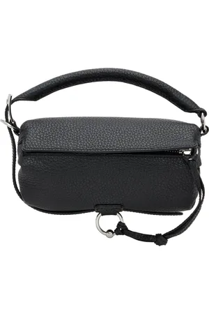 OPEN YY Black Mini Pillow Handle Bag