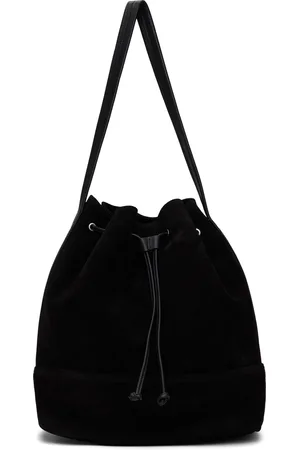 Nothing Written Black Suede Bucket Bag