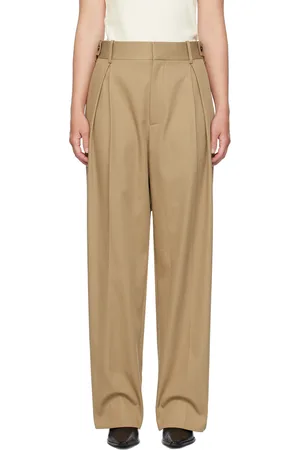 Bottega Veneta Tan Tapered Trousers