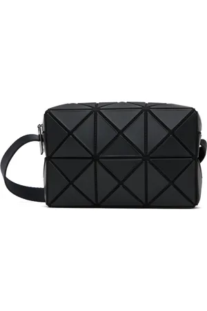 Issey Miyake Black Cuboid Crossbody Bag