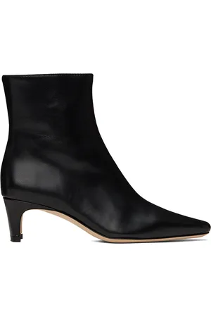 Staud Black Wally Ankle Boots