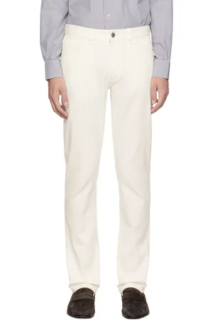 Ermenegildo Zegna White Patch Jeans