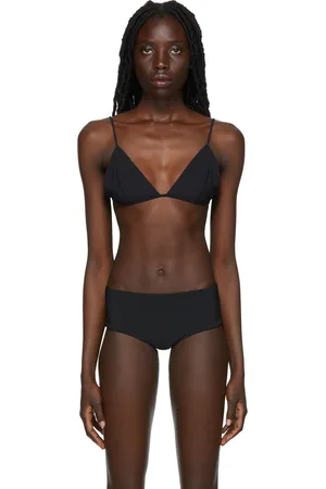 The Row SSENSE Exclusive Black Fotini Bikini Top
