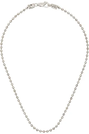 EMANUELE BICOCCHI Silver Essential Beaded Chain Necklace