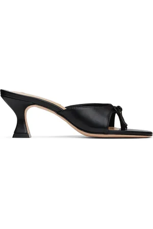 SANDY LIANG SSENSE Exclusive Black Thong 60 Mules