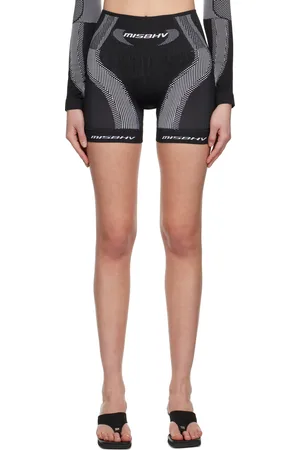 MISBHV Black & White Shorter Sport Shorts