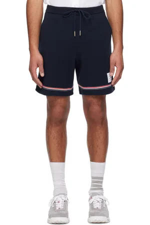 Thom Browne Navy Mid-Thigh Shorts
