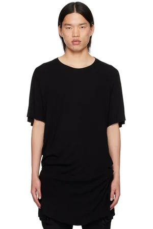 JULIUS Black Twisted T-Shirt