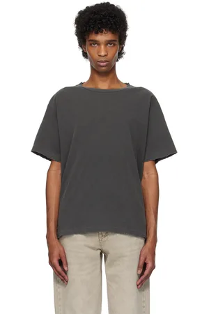 JOHN ELLIOTT Black Folsom Cropped T-shirt