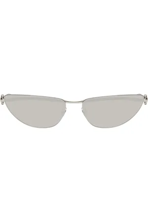 Gucci Silver Cat-Eye Sunglasses