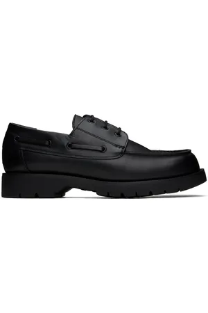 Kleman Black Donato Boat Shoes