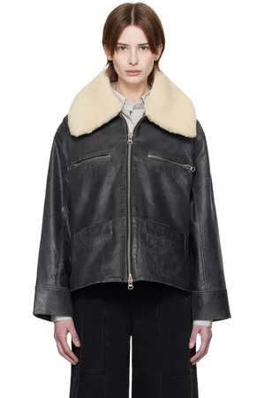 SEA Black Kiera Leather Jacket