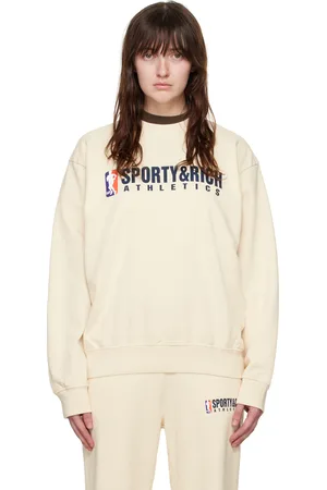 Sporty & Rich Beige Team Sweatshirt