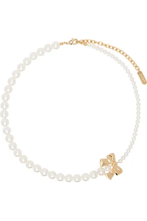 númbering White & Gold #9742 Necklace