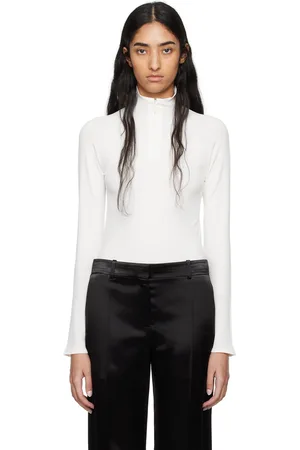 The Row White Patti Turtleneck