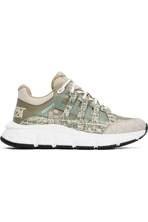 VERSACE Khaki Trigreca Sneakers