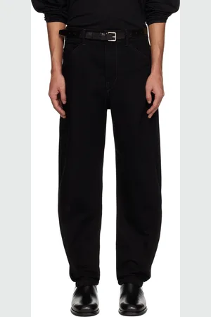LEMAIRE Black Twisted Workwear Jeans
