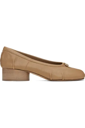Maison Margiela Tan Tabi New Ballerina Heels