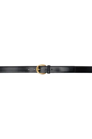Recto Black Vintage Buckle Belt