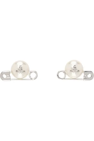 Vivienne Westwood Silver & White Jordan Earrings