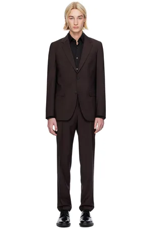 HUGO BOSS Purple Slim-Fit Suit